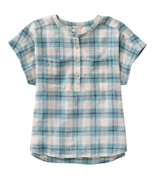 Women's L.L.Bean Day Breeze Shirt, Short-Sleeve Popover - US 4911