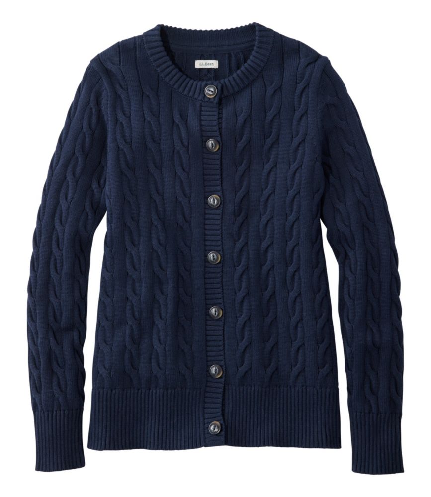 Women's The Original Double L® Sweater, Cable Cardigan - US 8179