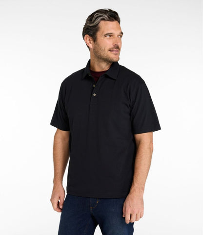 Men's Carefree Unshrinkable Polo, Short-Sleeve, Without Pocket - US 9923