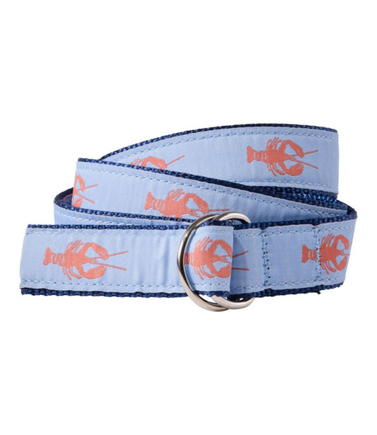Adults' D-Ring Maine Isle Motif Belt - US 4774