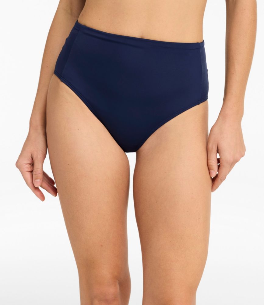 L.L.Bean Coastal Essential Swimwear, High-Rise Brief - US 5261