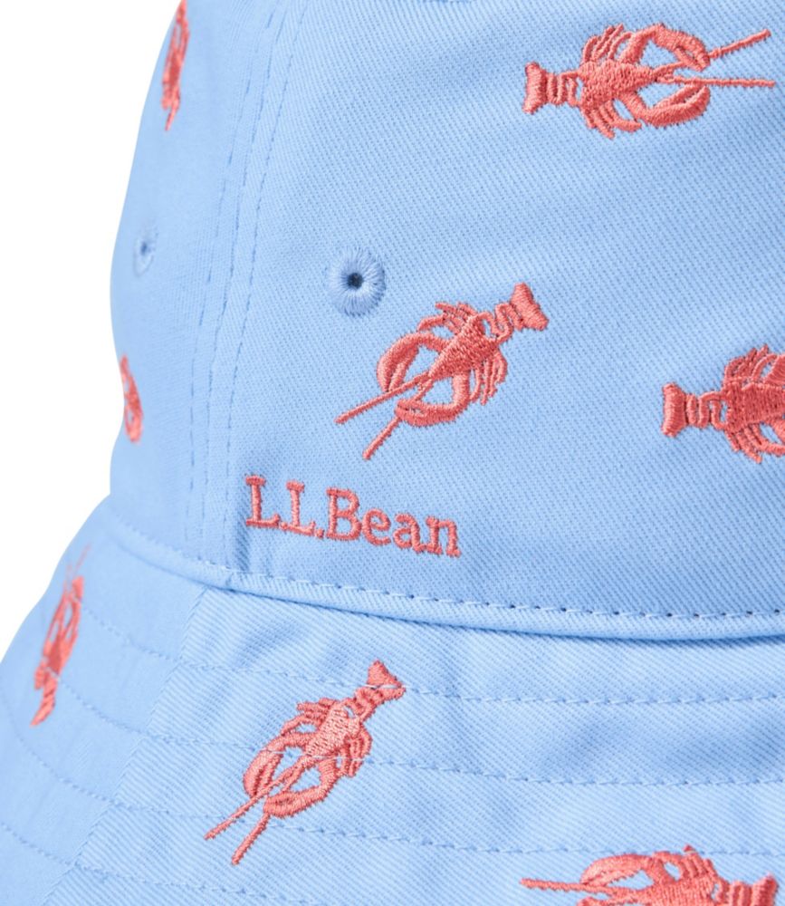 Adults' Cotton Motif Bucket Hat - US 5838