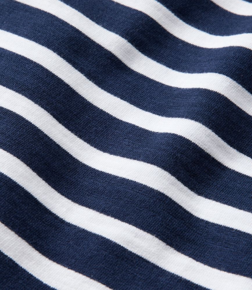 Women's Peaks Island Button Mockneck, Stripe - US 5968