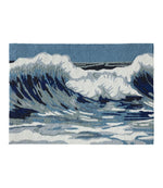 Indoor/Outdoor Vacationland Rug, Ocean Waves - US 3322