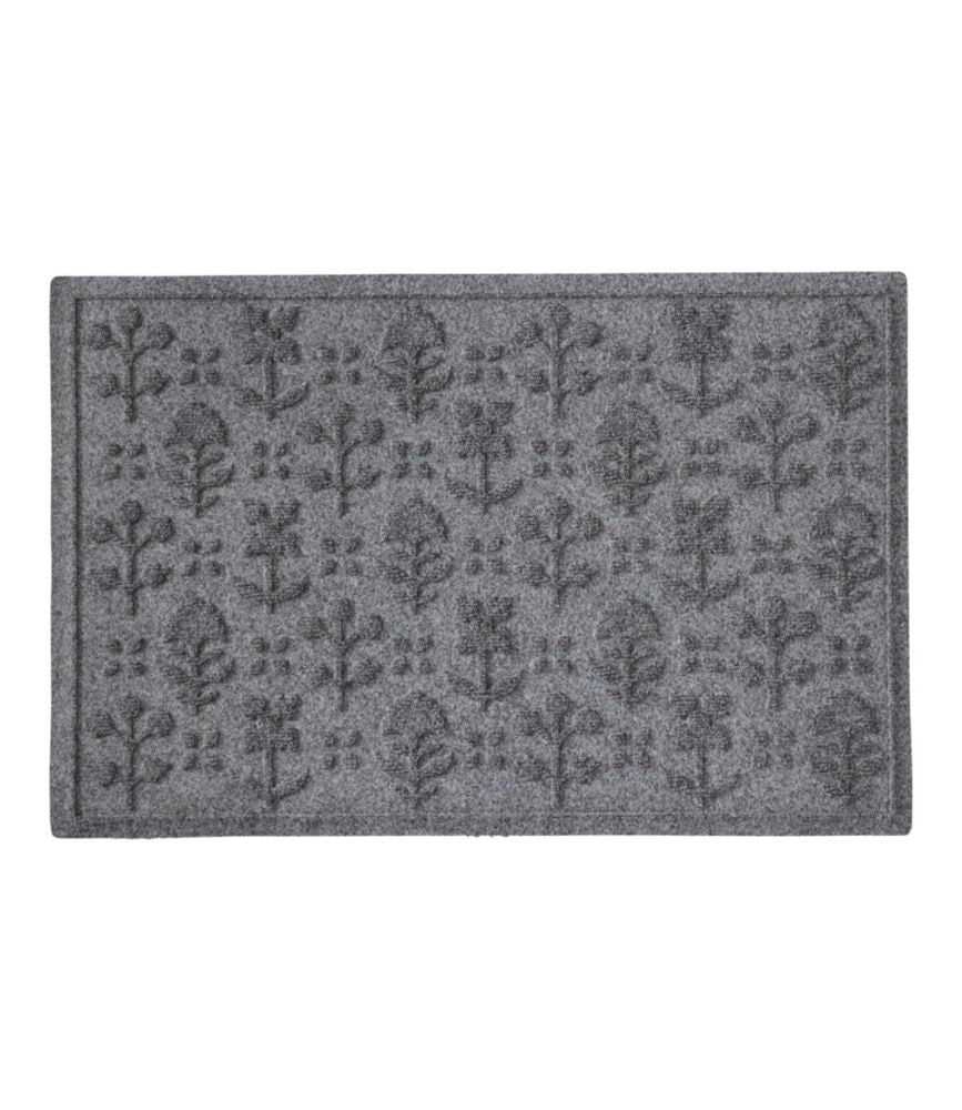 Everyspace Recycled Waterhog Doormat, Botanical Floral - US 3030
