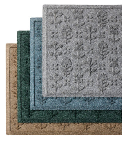 Everyspace Recycled Waterhog Doormat, Botanical Floral - US 0088