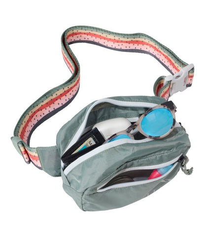 L.L.Bean Stowaway Waist Pack, Print Strap - US 9887
