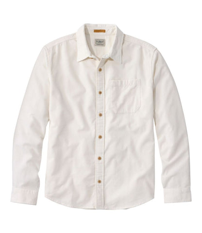 Men's Sunwashed Corduroy Shirt, Slightly Fitted Untucked Fit - US 5403