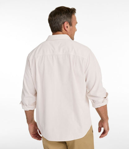 Men's Sunwashed Corduroy Shirt, Slightly Fitted Untucked Fit - US 5403