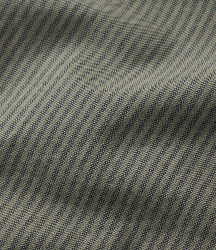 Men's Sunwashed Oxford Shirt, Slightly Fitted Untucked Fit, Stripe - US 8363