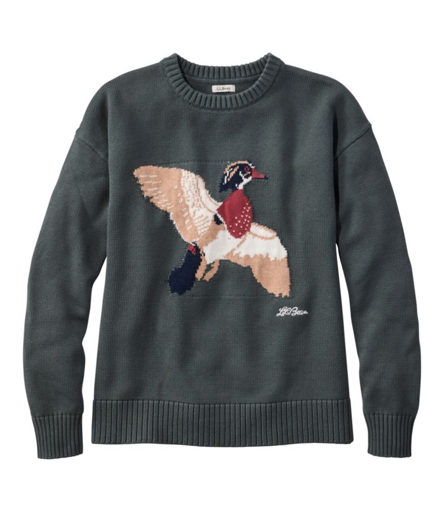 Women's The Original Double L® Sweater, Novelty Crewneck - US 2311