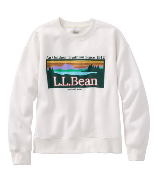Women's Essential Sweatshirt, Crewneck Logo - US 7181