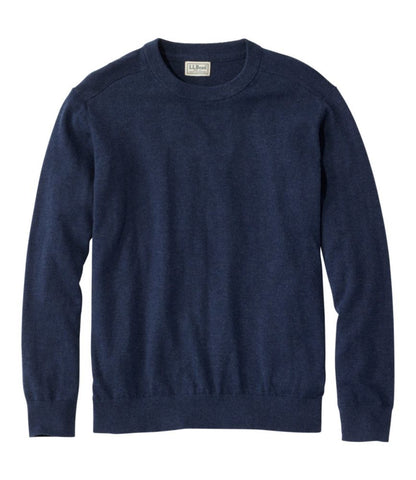 Men's All Seasons Cotton Blend Sweater, Crewneck - US 7227