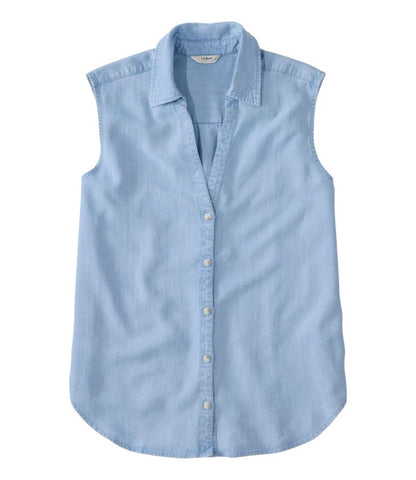 Women's Soft-Washed Sleeveless Shirt - US 9279