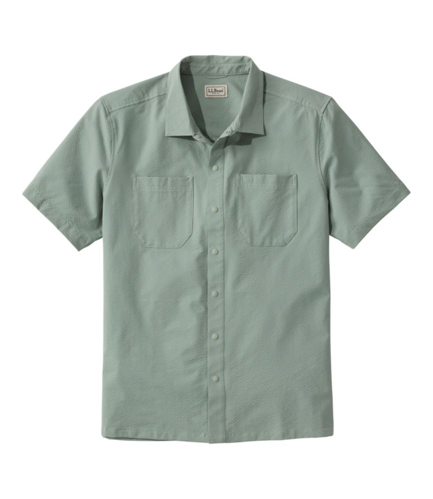 Men's VentureTek Seersucker Shirt, Short-Sleeve - US 9212