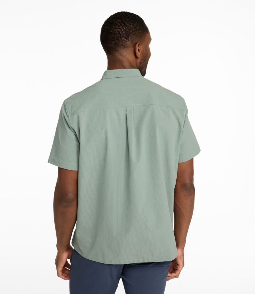 Men's VentureTek Seersucker Shirt, Short-Sleeve - US 9212