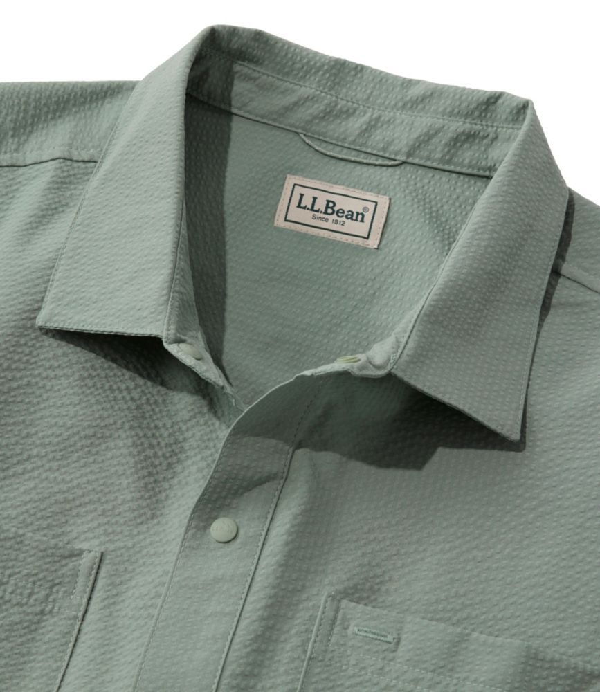 Men's VentureTek Seersucker Shirt, Short-Sleeve - US 9212