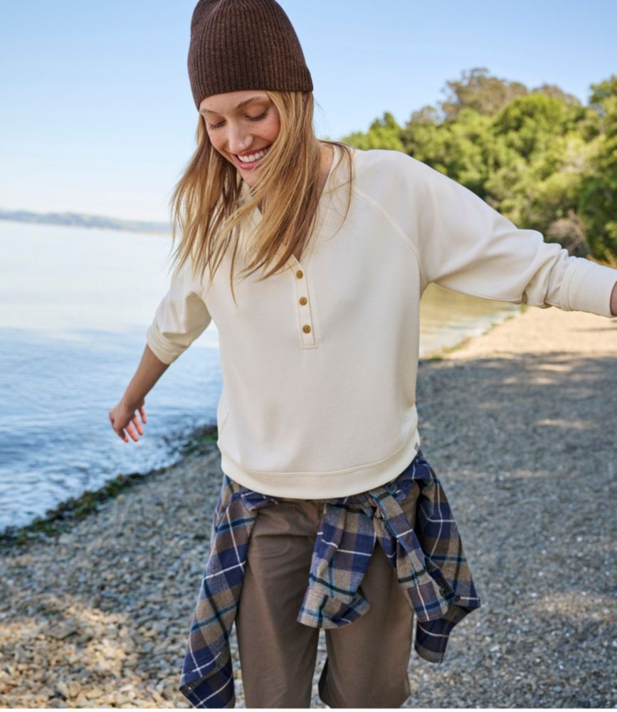 Women's Mountainside Micro Waffle Henley - US 2788