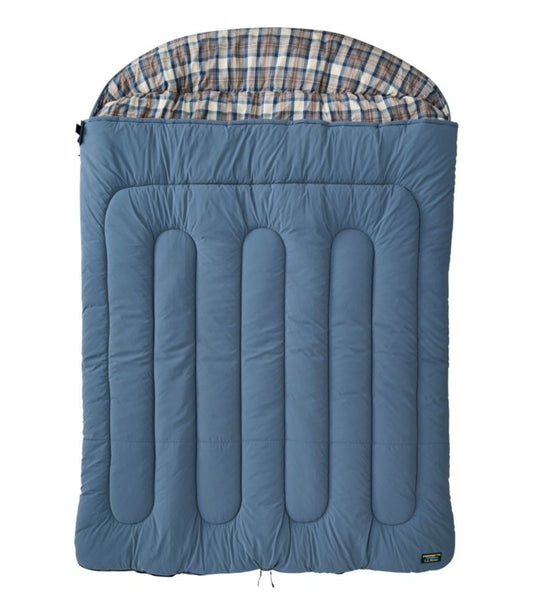 Flannel-Lined Double Camp Sleeping Bag, 40°F - US 1625