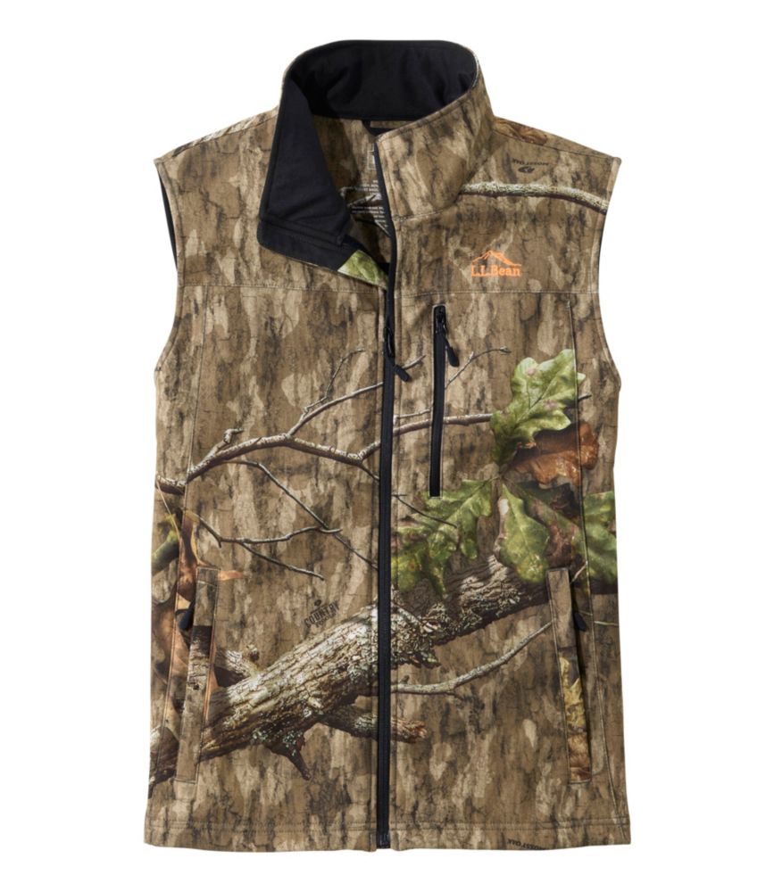 Men's Hunter's Pathfinder Soft Shell Vest, Camo - US 3878