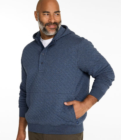 Men's Bean's Quilted Snap Hoodie - US 8430