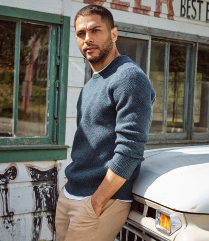 Men's Heritage Honeycomb Sweater, Crewneck - US 1276