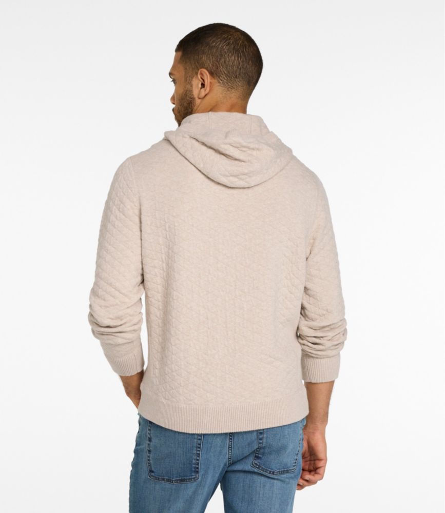 Men's Quilted Hoodie Sweater - US 7545