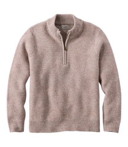 Men's Heritage Honeycomb Sweater, Quarter-Zip - US 9499