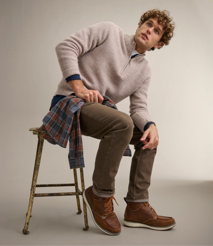 Men's Heritage Honeycomb Sweater, Quarter-Zip - US 9499