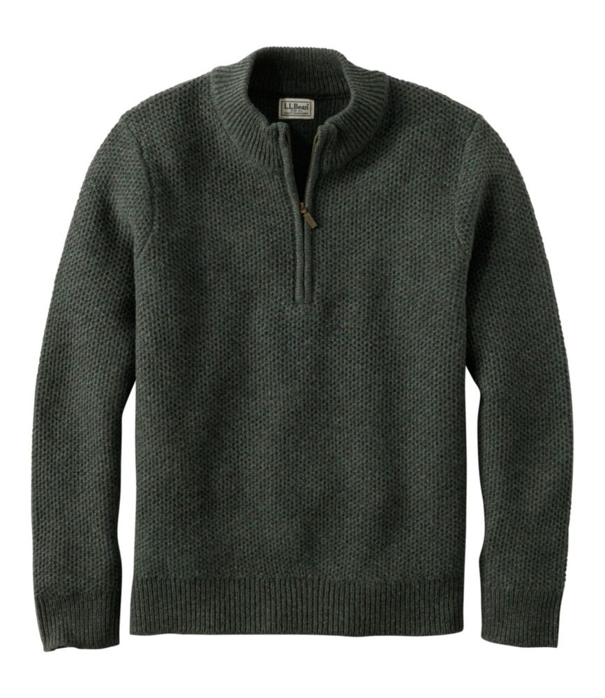 Men's Heritage Honeycomb Sweater, Quarter-Zip - US 8560