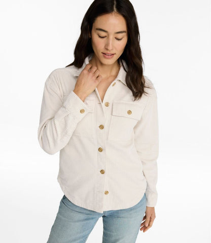 Women's Comfort Corduroy Big Shirt - US 0410