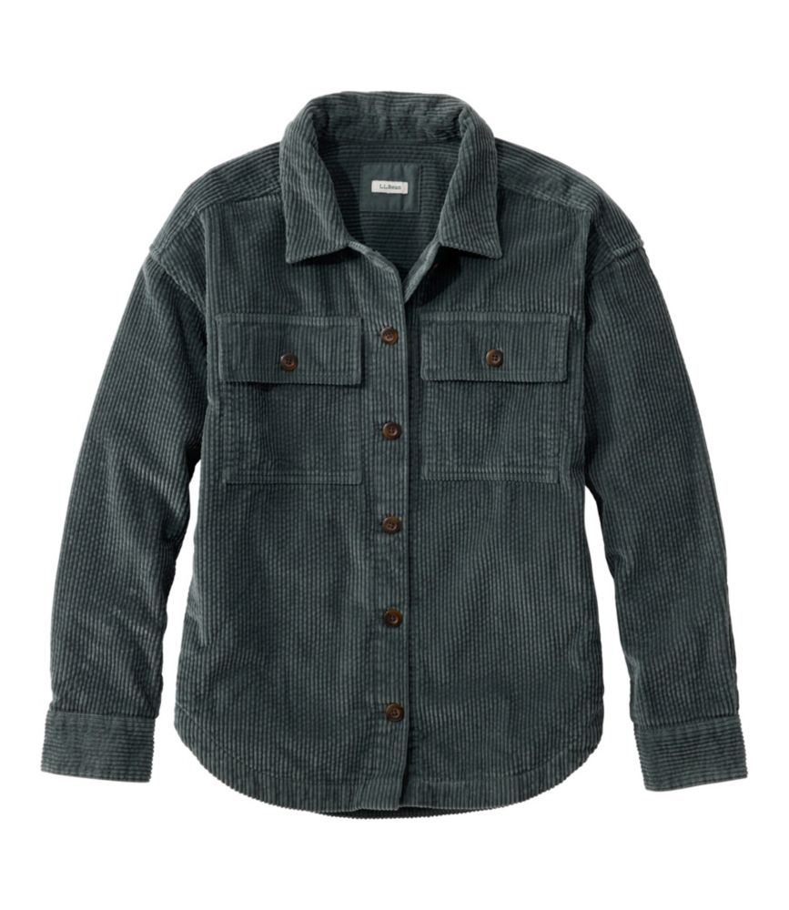 Women's Comfort Corduroy Big Shirt - US 7004