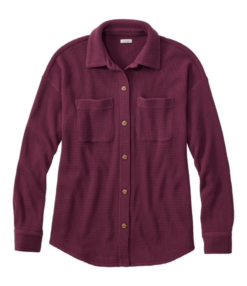 Women's Sunwashed Waffle Big Shirt - US 6479