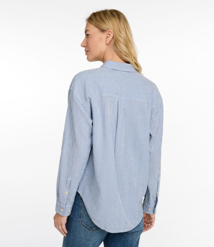 Women's Sunwashed Textured Big Shirt - US 0737