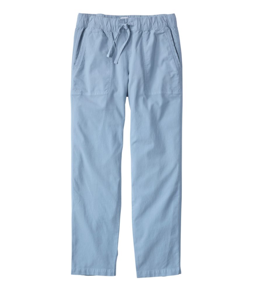Women's Sunwashed Cotton-Blend Pull-On Pants, Mid-Rise Ankle - US 7285