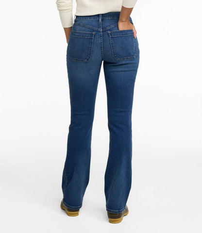 Women's L.L.Bean Go-Anywhere Jeans, Mid-Rise Bootcut - US 0416
