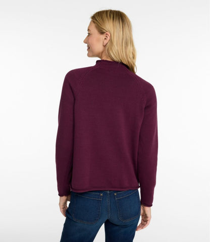 Women's The Original Double L® Sweater, Novelty Rollneck - US 4189