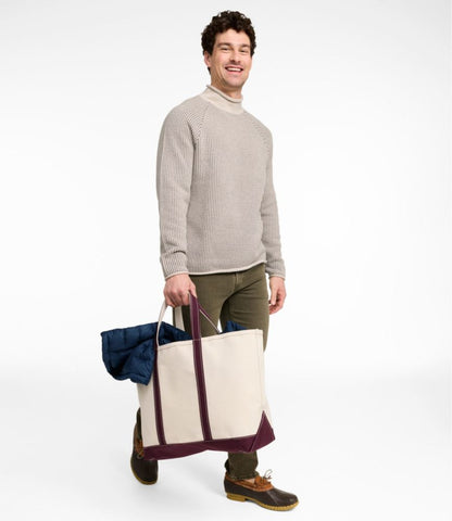 Men's The Original Double L® Rollneck Sweater, Bird's-Eye - US 2595