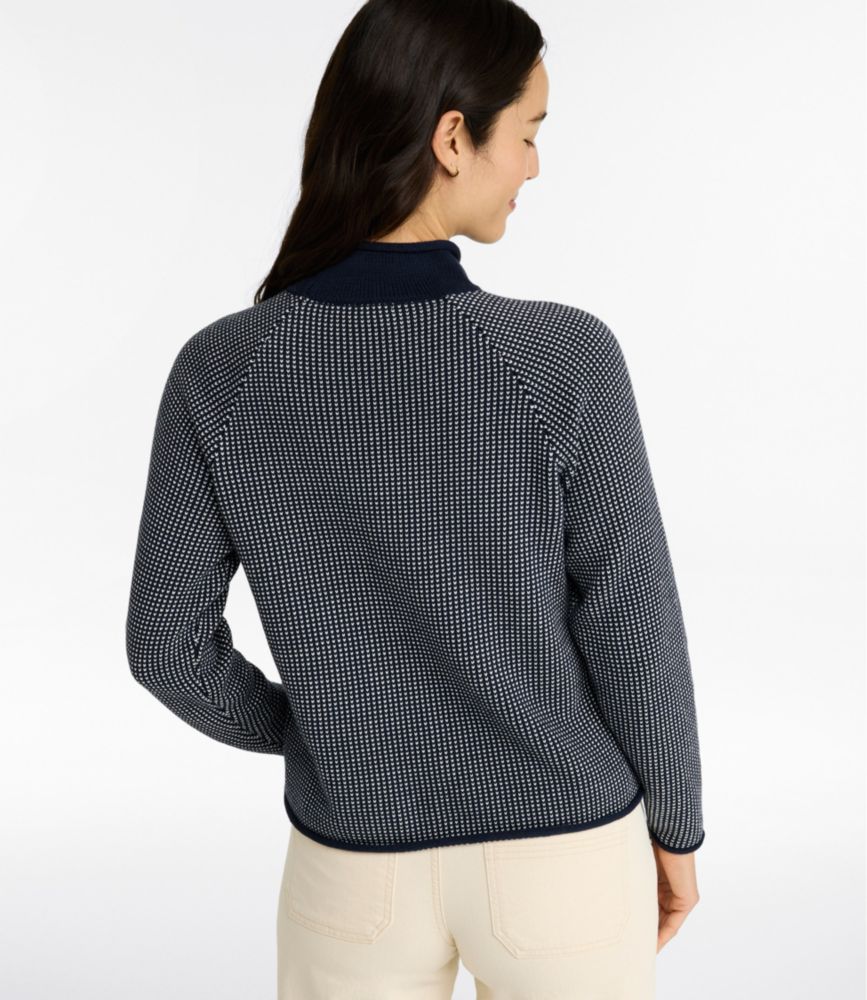 Women's The Original Double L® Sweater, Rollneck Bird's-Eye - US 4228