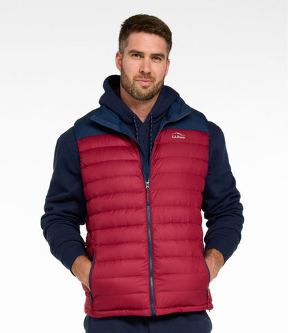 Men's Access Down Vest, Colorblock - US 2991