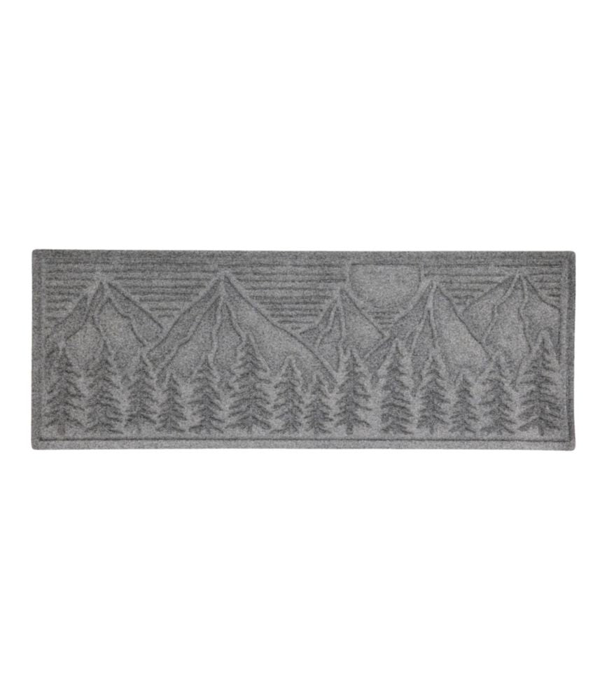 Everyspace Recycled Waterhog Wide Doormat, Treeline - US 1333