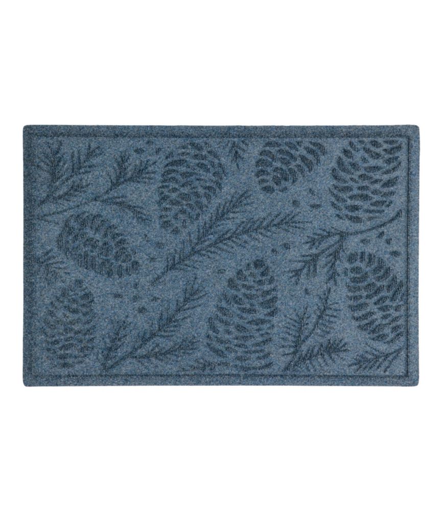 Everyspace Recycled Waterhog Doormat, Pine Cones - US 6526
