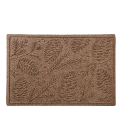 Everyspace Recycled Waterhog Doormat, Pine Cones - US 0987