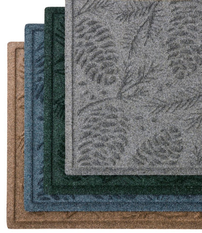 Everyspace Recycled Waterhog Doormat, Pine Cones - US 0987