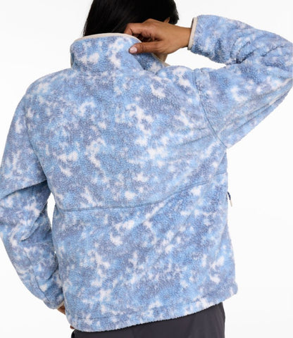 Women's Mountainside Fleece Ripstop Overlay Jacket, Print - US 9174