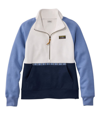 Women's Mountain Classic Sweatshirt, Half-Zip Colorblock - US 9852