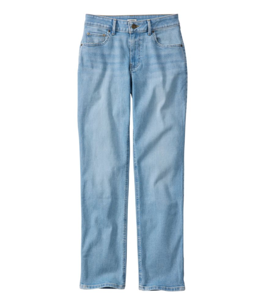 Women's L.L.Bean Go-Anywhere Jeans, Mid-Rise Ultimate Straight-Leg - US 5682