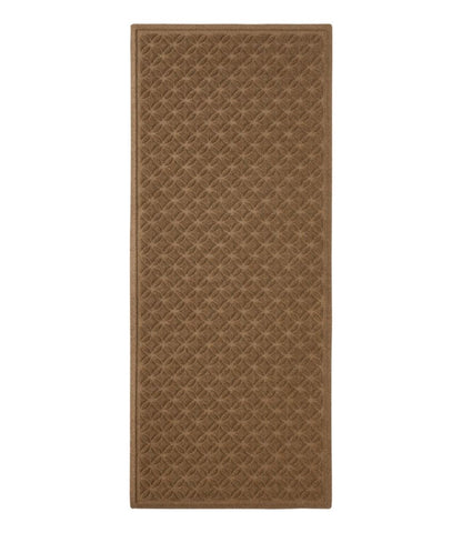 Heavyweight Recycled Waterhog Mat Runner, Geometric Rings - US 7408