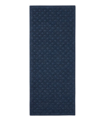 Heavyweight Recycled Waterhog Mat Runner, Geometric Rings - US 2187