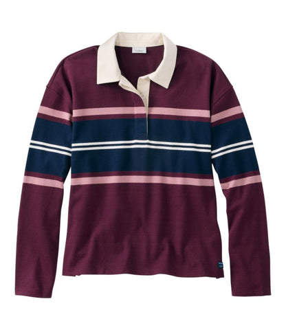 Women's Mountain Classic Rugby, Long-Sleeve Multi-Stripe - US 3334